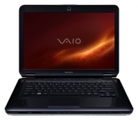 laptop Sony, notebook Sony VAIO VGN-CS190JTQ (Core 2 Duo P8400 2260 Mhz/14.1