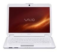 laptop Sony, notebook Sony VAIO VGN-CS325J (Core 2 Duo T6500 2100 Mhz/14.1