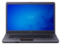laptop Sony, notebook Sony VAIO VGN-NW130J (Core 2 Duo T6500 2100 Mhz/15.5