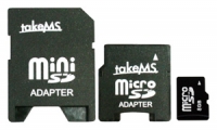 TakeMS schede di memoria, scheda di memoria Micro SDHC TakeMS-Card 3in1 Class 4 8GB, scheda di memoria TakeMS, TakeMS Micro SDHC-Card 3in1 Class 4 8GB scheda di memoria, bastone TakeMS memoria, TakeMS memory stick, TakeMS Micro SDHC-Card 3in1 Class 4 8 GB, TakeMS Micro SDHC-Card 3in