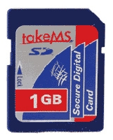 TakeMS memory card, memory card TakeMS SD-Card da 1 Gb, scheda di memoria TakeMS, TakeMS scheda di memoria SD-Card 1Gb, bastone di memoria, takeMS TakeMS memory stick, TakeMS scheda SD da 1 GB, TakeMS SD-Card specifiche 1GB, TakeMS SD-Card 1Gb