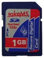 TakeMS scheda di memoria, scheda di memoria SD-Card TakeMS HyperSpeed ​​133x da 1 Gb, scheda di memoria TakeMS, TakeMS SD-Card HyperSpeed ​​133x Scheda di memoria 1GB, bastone di memoria, takeMS TakeMS memory stick, TakeMS SD-Card HyperSpeed ​​133x 1GB, TakeMS SD-Card HyperSpeed ​​133x 1Gb specif