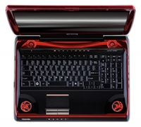 laptop Toshiba, notebook Toshiba QOSMIO X305-Q711 (Core 2 Duo P8600 2400 Mhz/17.0