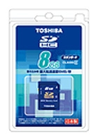 Scheda di memoria Toshiba, scheda di memoria Toshiba SD-C08GT2, memory card Toshiba, Toshiba SD-C08GT2 card, memory stick Toshiba, Toshiba memory stick, Toshiba SD-C08GT2, Toshiba SD-C08GT2 specifiche, Toshiba SD-C08GT2