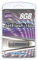 usb flash drive di Transcend, usb flash Transcend JetFlash 160 8GB, Transcend USB Flash, unità flash Transcend JetFlash 160 8GB, chiavetta Transcend, flash drive USB Transcend, Transcend JetFlash 160 8 GB