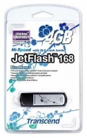 usb flash drive di Transcend, usb flash Transcend JetFlash 168 4 GB, Transcend USB Flash, unità flash Transcend JetFlash 168 4 GB, pen drive Transcend, flash drive USB Transcend, Transcend JetFlash 168 4 GB