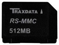 Traxdata memory card, scheda di memoria di Traxdata RS-MMC 512 Mb, scheda di memoria di Traxdata, Traxdata RS-MMC scheda di memoria 512MB, memory stick Traxdata, Traxdata memory stick, Traxdata RS-MMC 512 Mb, Traxdata RS-MMC specifiche 512MB, Traxdata RS-MMC 512 Mb