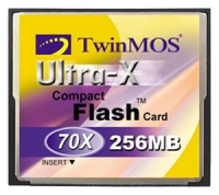 TwinMOS memory card, memory card TwinMOS Ultra-X CF da 256MB 70X, scheda di memoria TwinMOS, TwinMOS scheda scheda da 256 MB di memoria 70X Ultra-X CF, bastone di memoria, TwinMOS TwinMOS memory stick, TwinMOS Ultra-X CF da 256MB 70X, TwinMOS Ultra- X Scheda CF 256Mb 70X specif