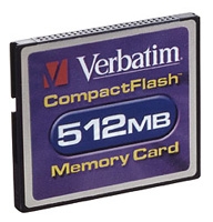 Scheda di memoria Verbatim, scheda di memoria Verbatim CompactFlash 512 MB, scheda di memoria Verbatim, scheda di memoria Verbatim CompactFlash 512MB, memory stick Verbatim, Verbatim Memory Stick, Compact Flash Verbatim 512MB, 512MB Verbatim CompactFlash specifiche, Verbatim C