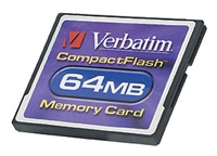 scheda di memoria Verbatim, scheda di memoria Verbatim CompactFlash da 64 MB, scheda di memoria Verbatim, scheda di memoria Verbatim CompactFlash da 64 MB, memory stick Verbatim, Verbatim memory stick, Verbatim CompactFlash 64MB, Verbatim CompactFlash 64MB specifiche, Verbatim Compa