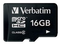 Scheda di memoria Verbatim, Scheda di memoria Verbatim microSDHC Classe 2 16GB Card, scheda di memoria Verbatim, Verbatim microSDHC Class 2 Scheda di memoria 16GB, bastone di memoria Verbatim, Verbatim memory stick, Verbatim microSDHC Classe 2 16GB, Verbatim microSDHC Class 2