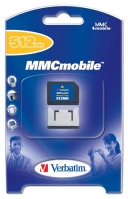 scheda di memoria Verbatim, memory card Verbatim MMCmobile scheda 512MB, scheda di memoria Verbatim, Scheda di memoria 512MB MMCmobile Verbatim, bastone di memoria Verbatim, Verbatim memory stick, Verbatim 512MB MMCmobile carta, Verbatim MMCmobile Scheda specifiche 512MB, Ve